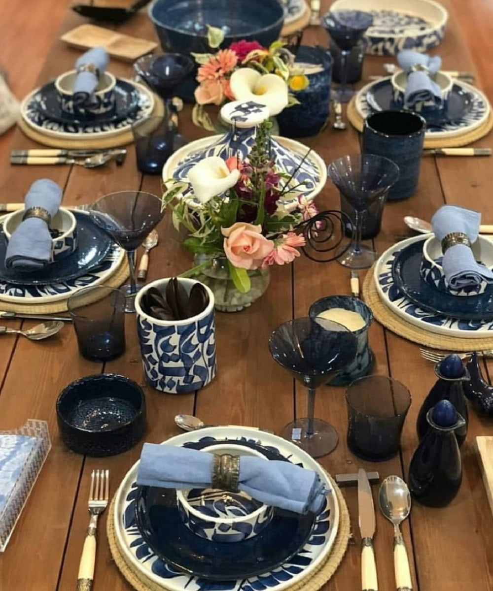 Ensemble 30 pièces en céramique lettres Arabes