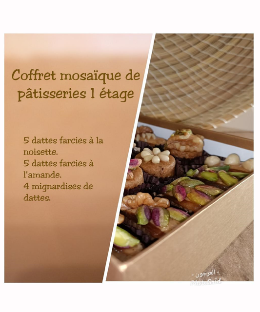 Coffret pâtisseries tunisiennes à base de dattes