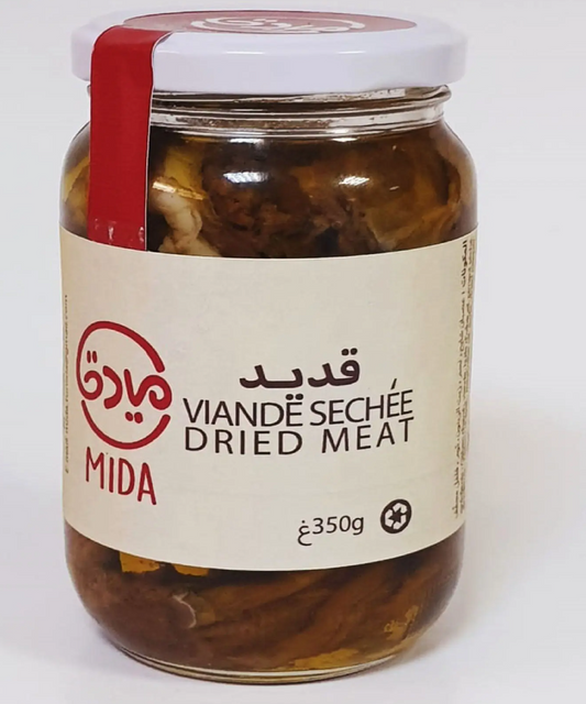 Viandes séchées aux huiles d'olives (Kadid)