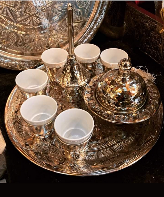 Set à café en cuivre précommande