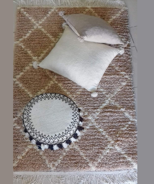 Tapis en laine fait main