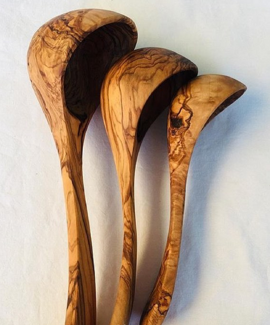 Louche en Bois d'olivier