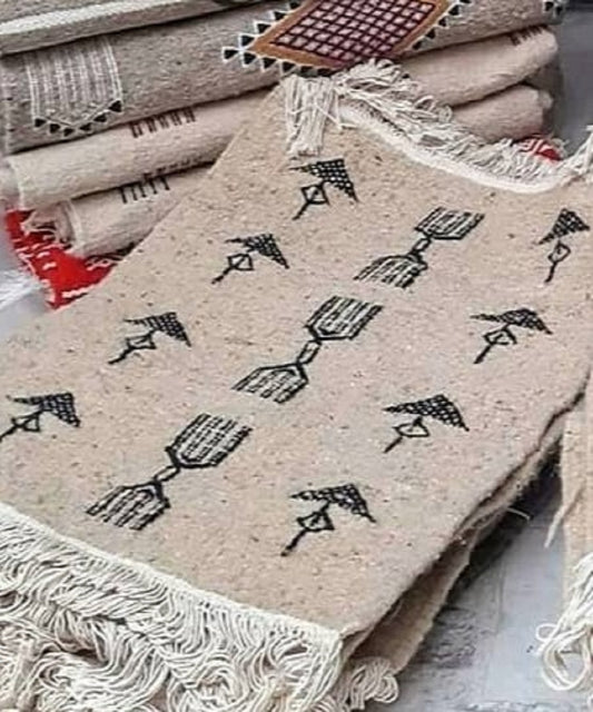 Tapis en laine fait main