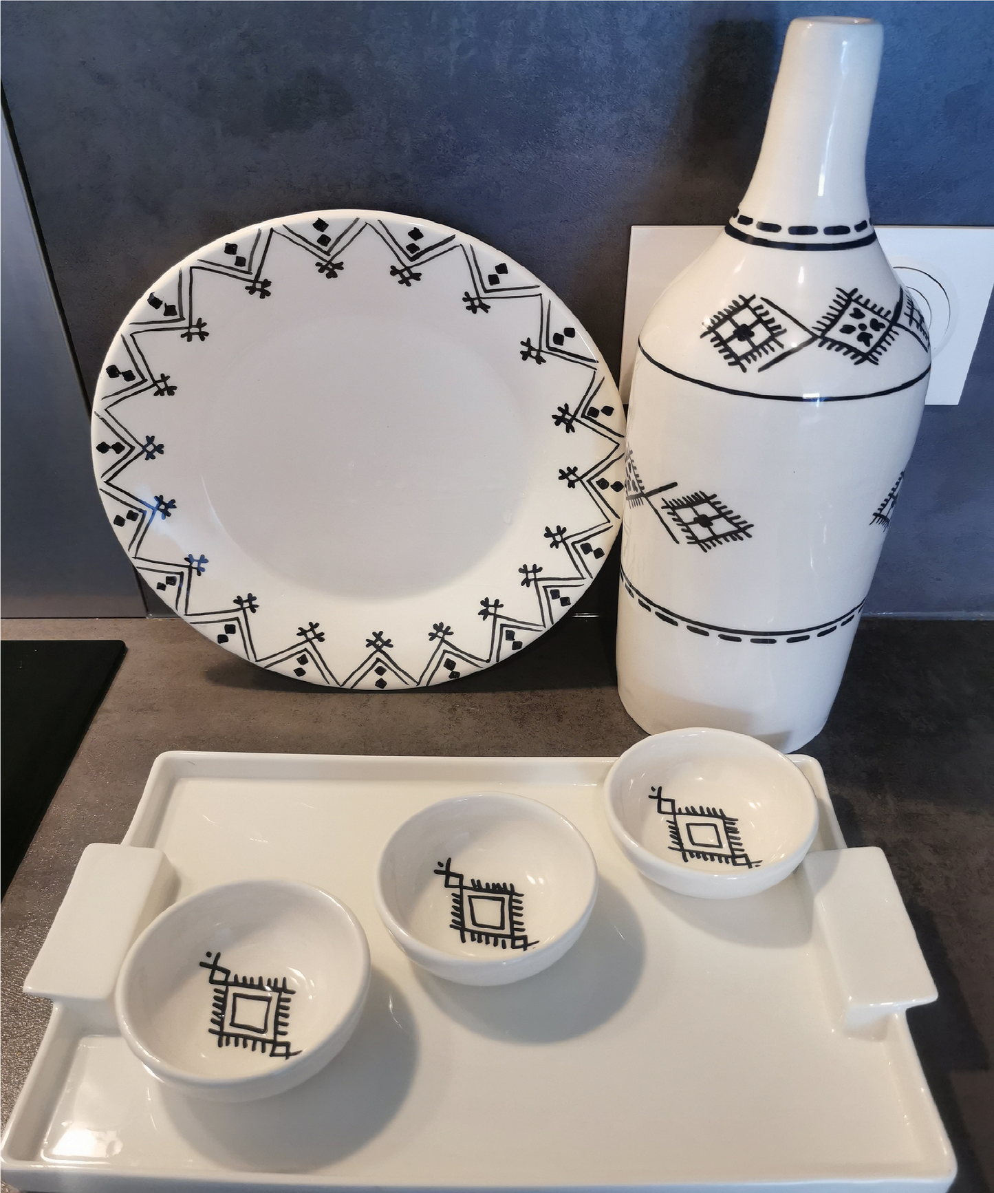 Collection céramique motifs berbères - précommande